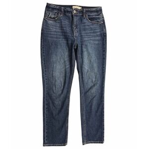 Unpublished‎ Women's Dark Wash Stretch Denim Jeans Size 28 Straight Leg